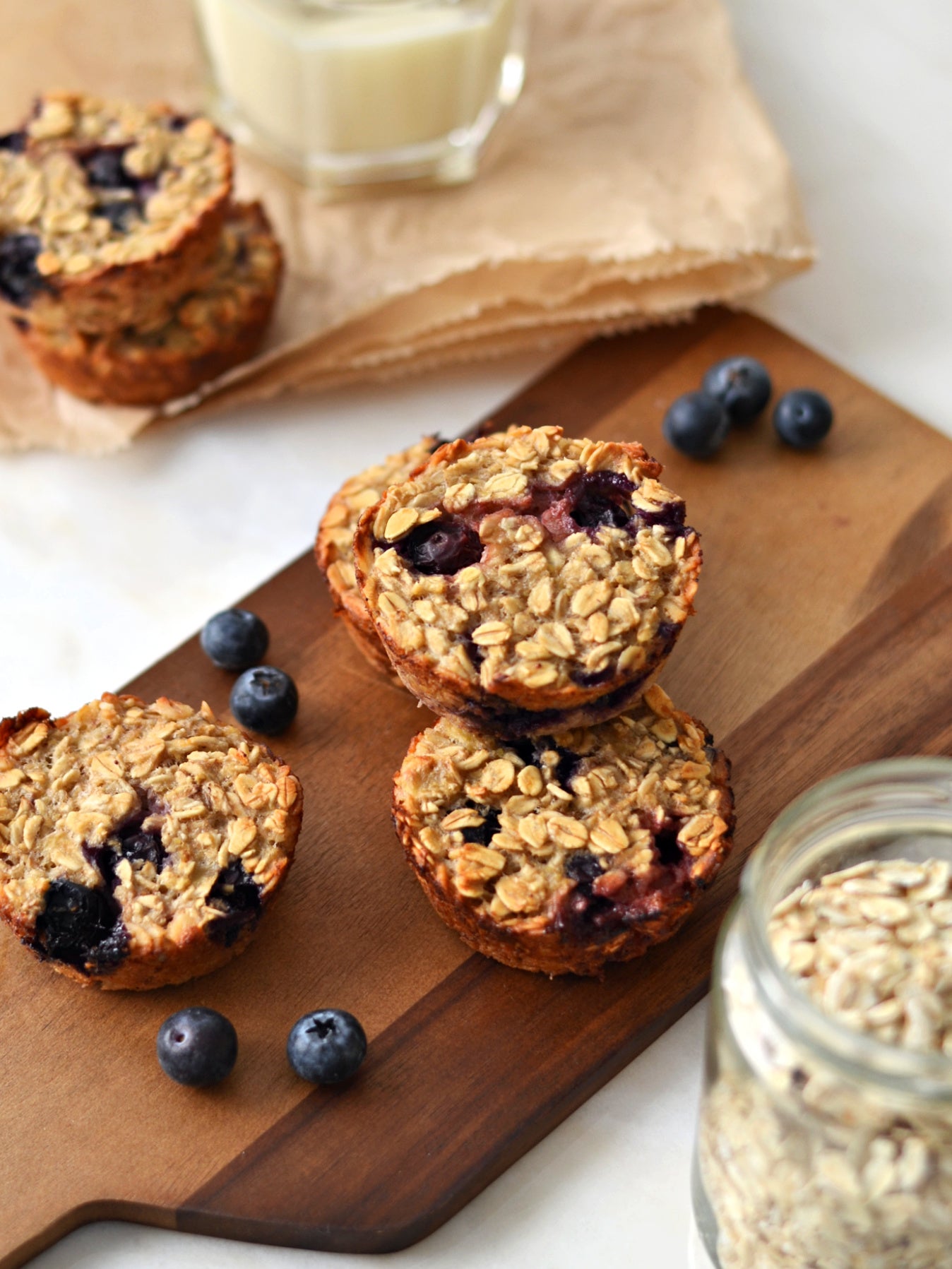 Healthy Baked oatmeal cups