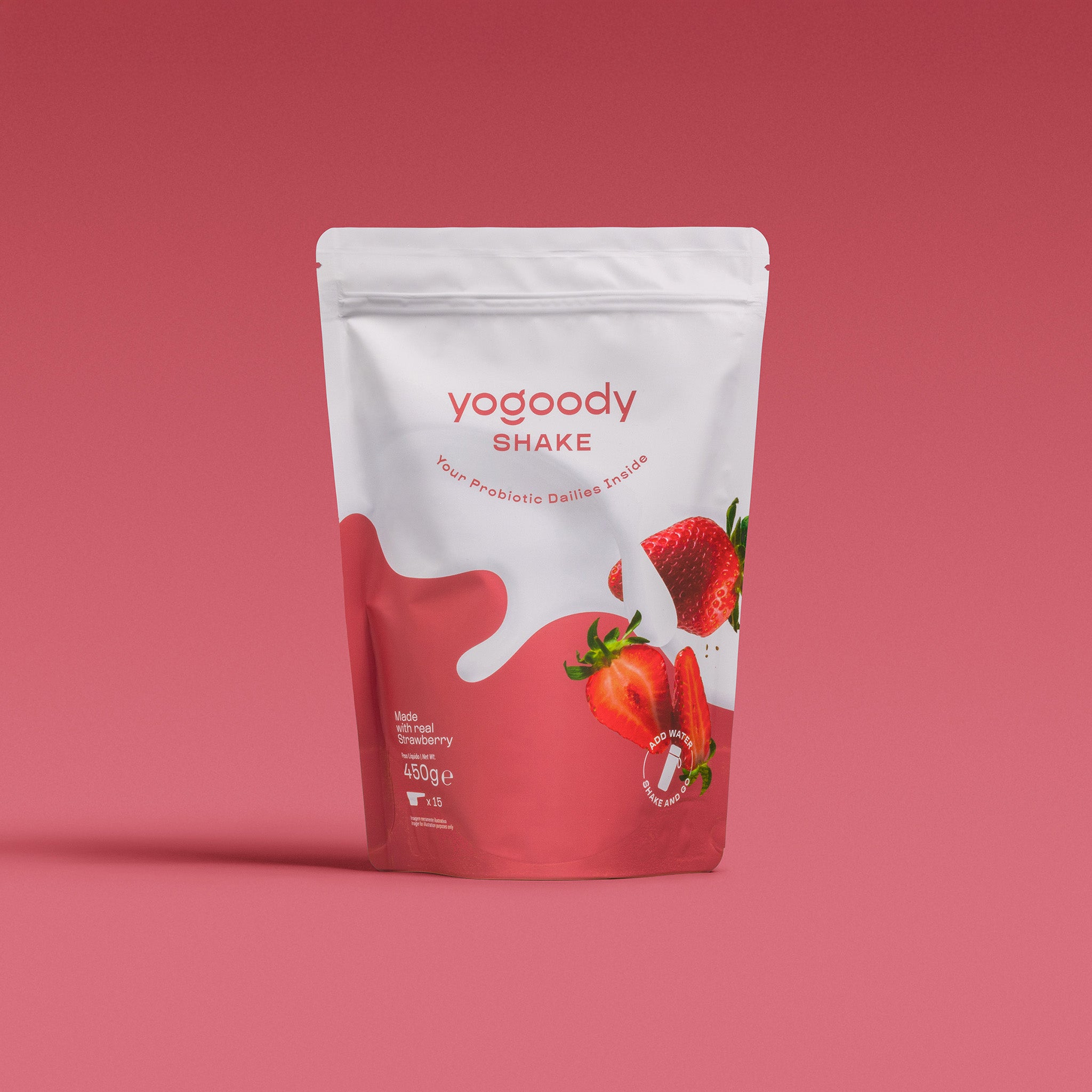 YOGOODY Shake Strawberry - Family Pack