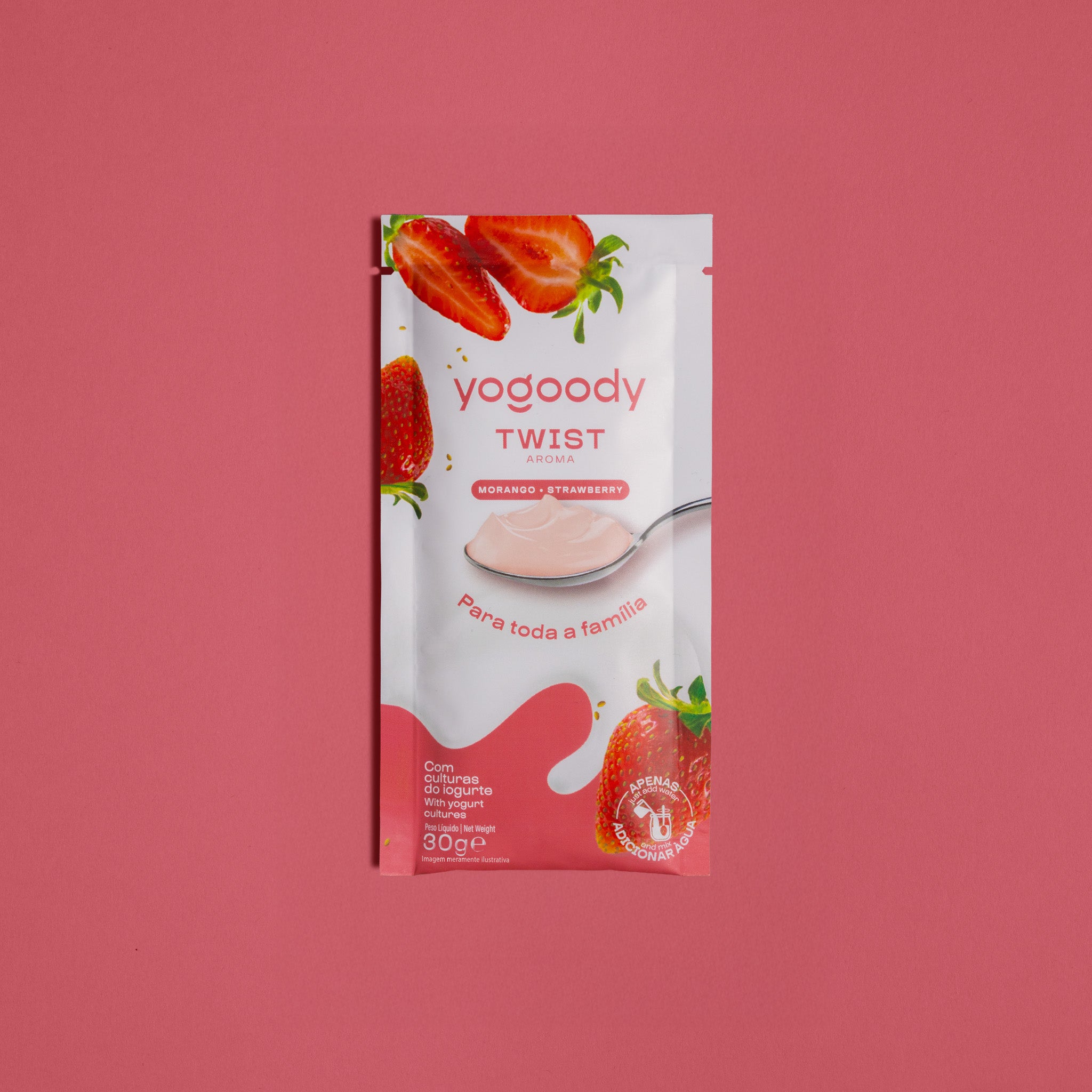 YOGOODY Twist Weekly Pack of 7 - Strawberry Flavour
