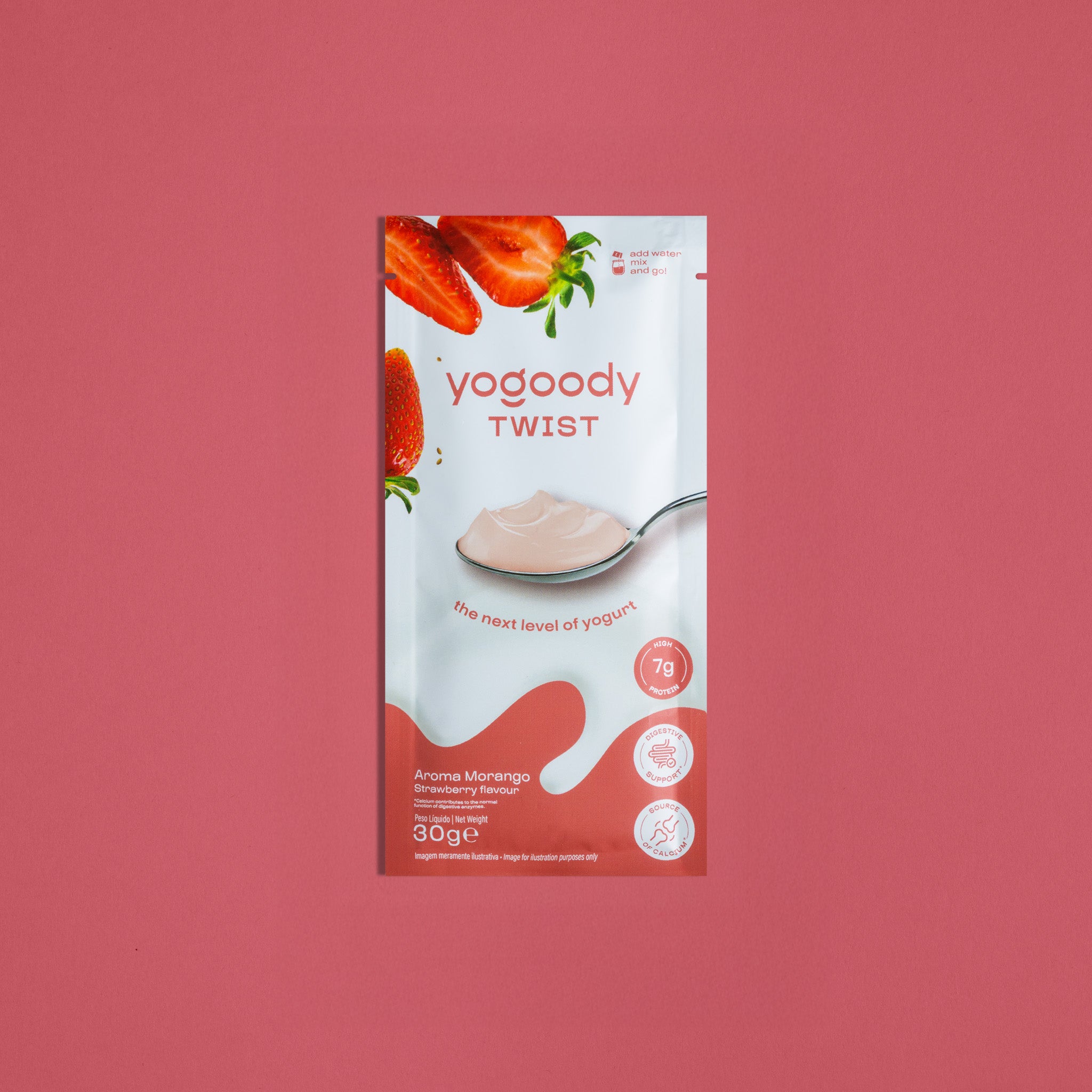 YOGOODY Twist Weekly Pack of 7 - Strawberry Flavour