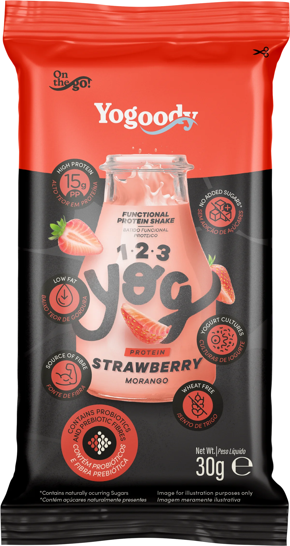 Welcome Pack - 1.2.3. YOG Protein Banana and Strawberry Shakes (10 x 30g sachets + FREE shaker)