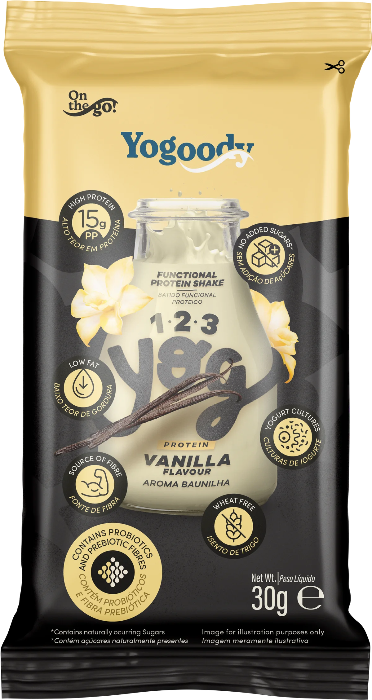 Welcome Pack - 1.2.3. YOG Protein Vanilla and Banana Shakes (10 x 30g sachets + FREE shaker)