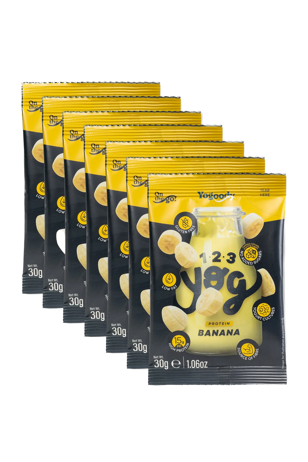1.2.3. YOG Protein Banana Flavoured Shake - 7 x 30g sachets