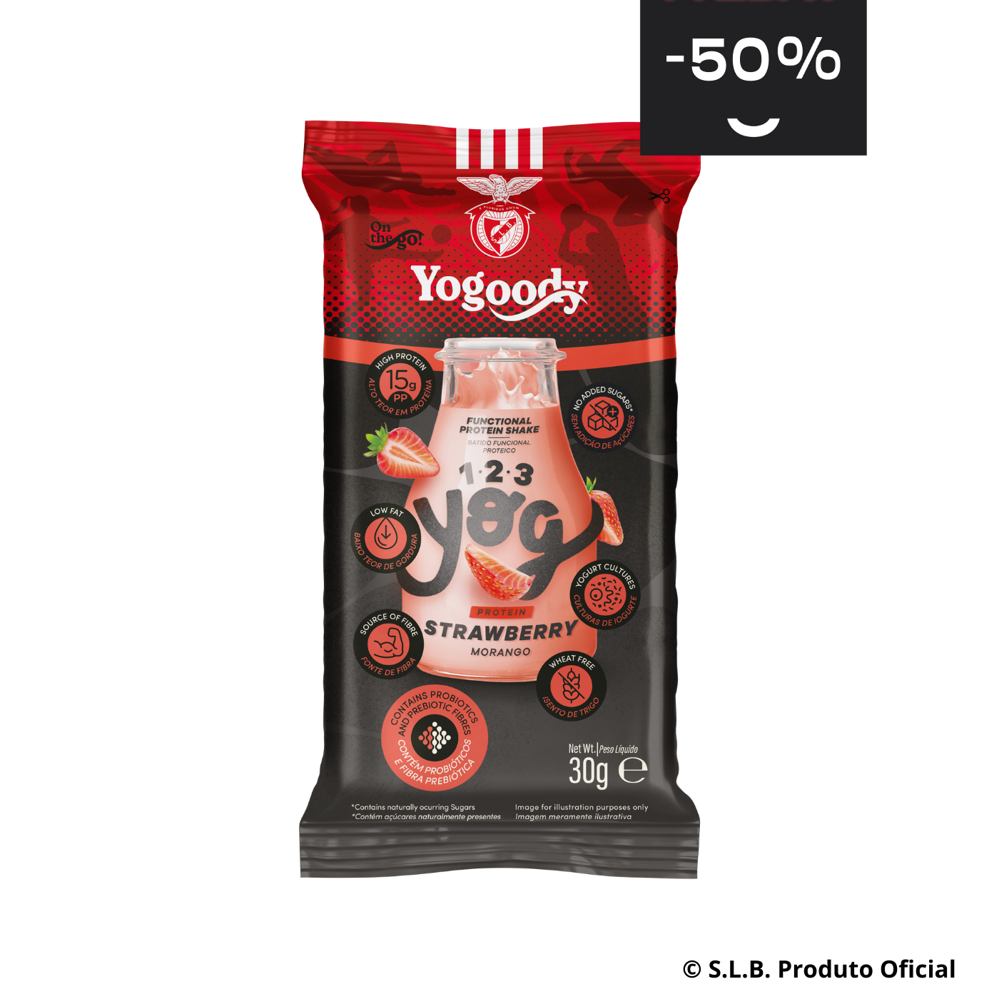 SLB Protein Strawberry Flavoured Shake - 7 x 30g sachets