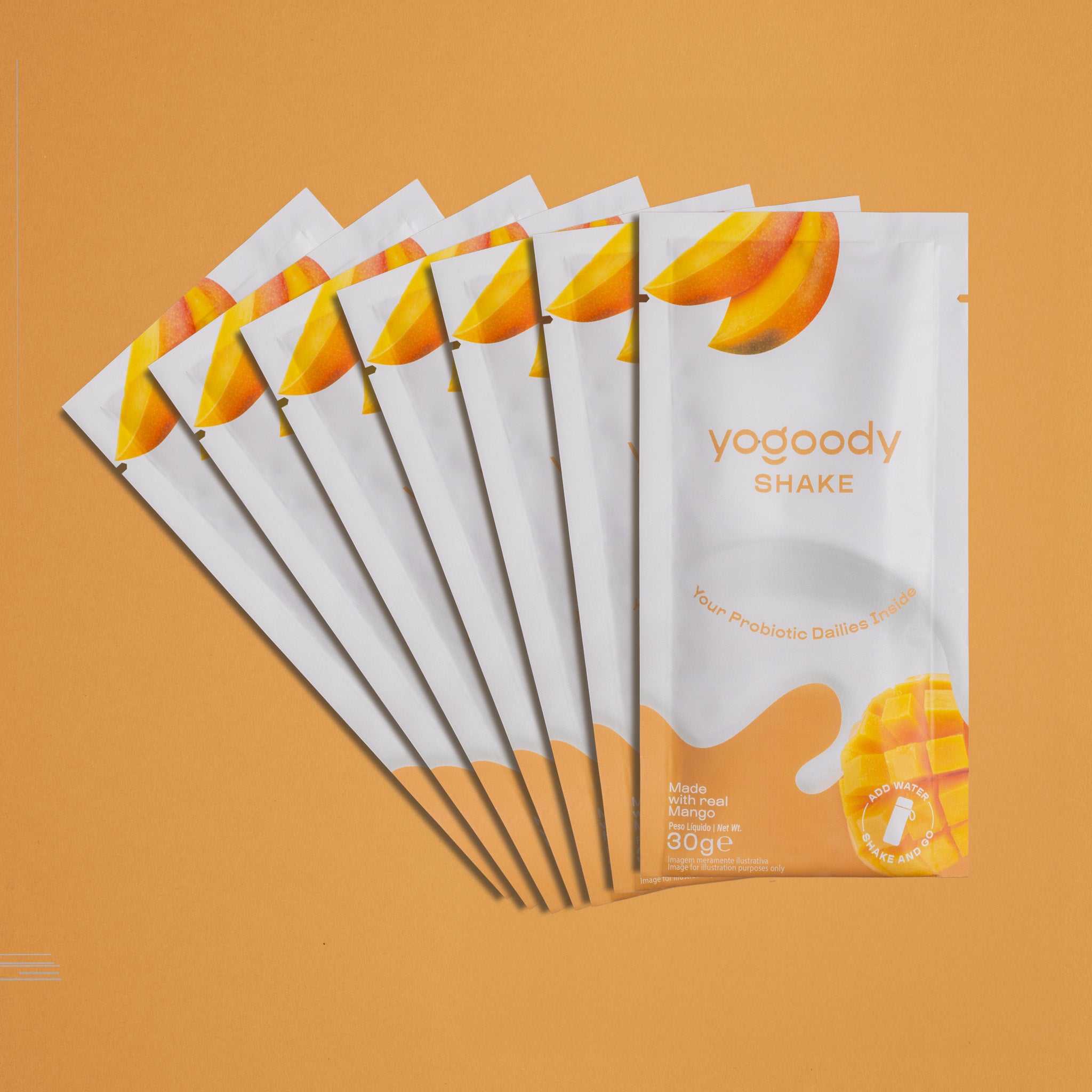 YOGOODY Shake Weekly Pack of 7 - Mango Flavour