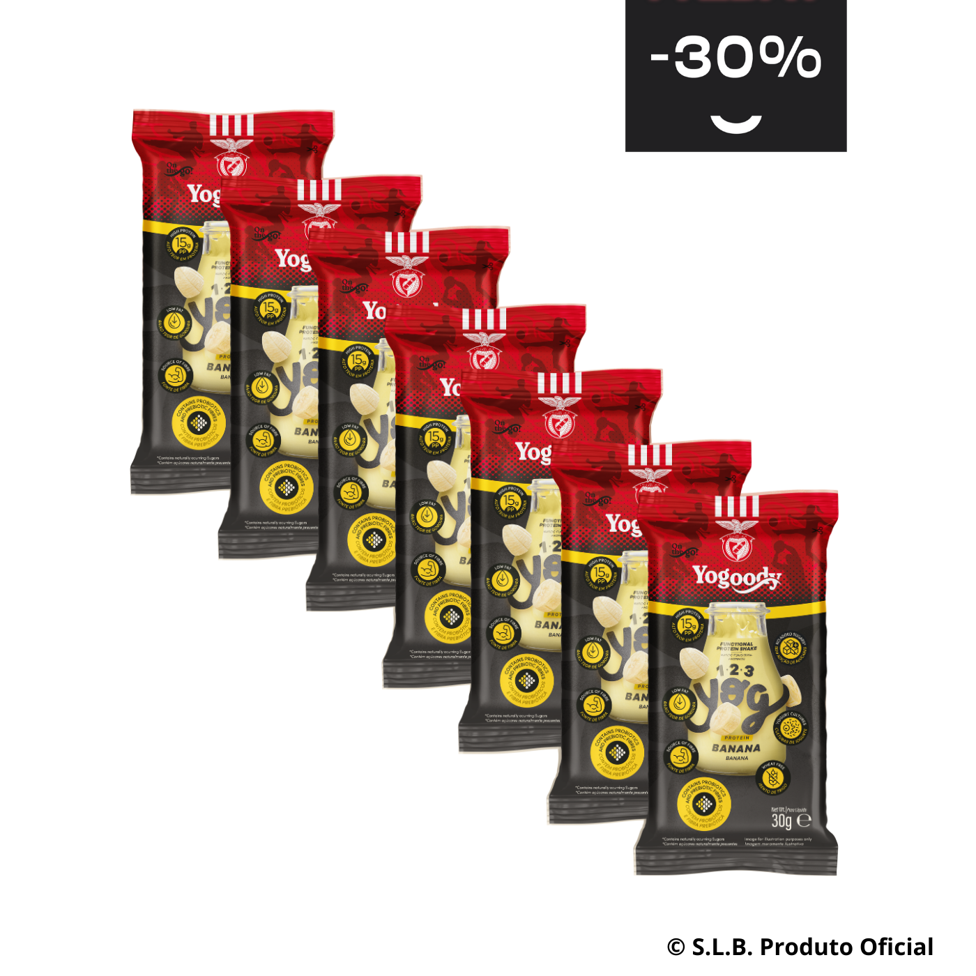 SLB Protein Banana Flavoured Shake - 7 x 30g sachets