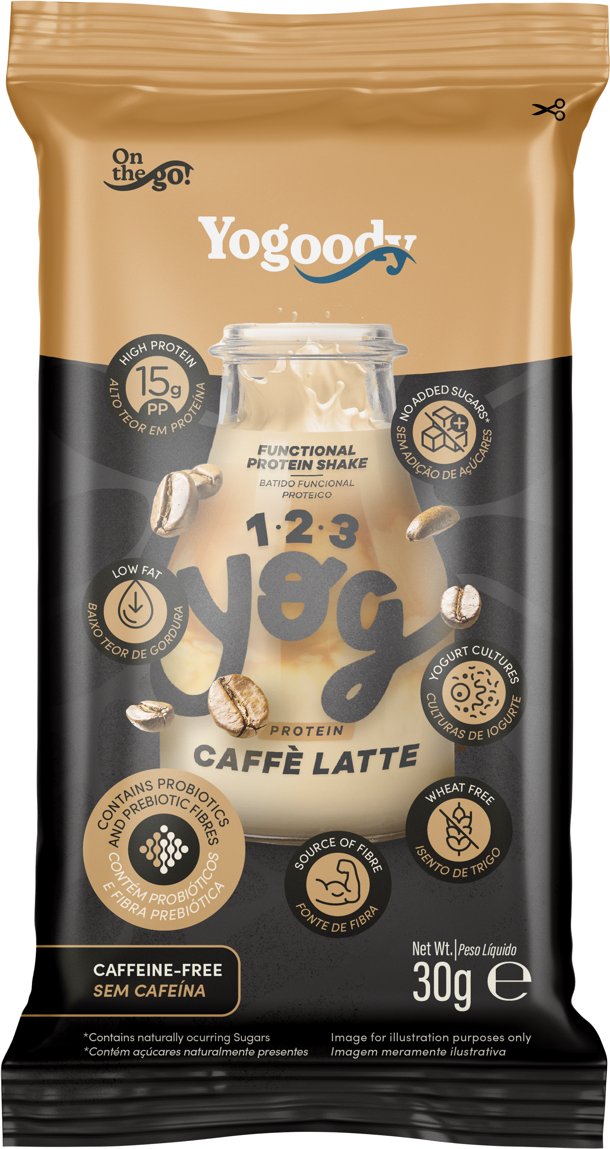 Welcome Pack - 1.2.3. YOG Protein Banana and Caffe Latte (10 x 30g sachets + FREE shaker)