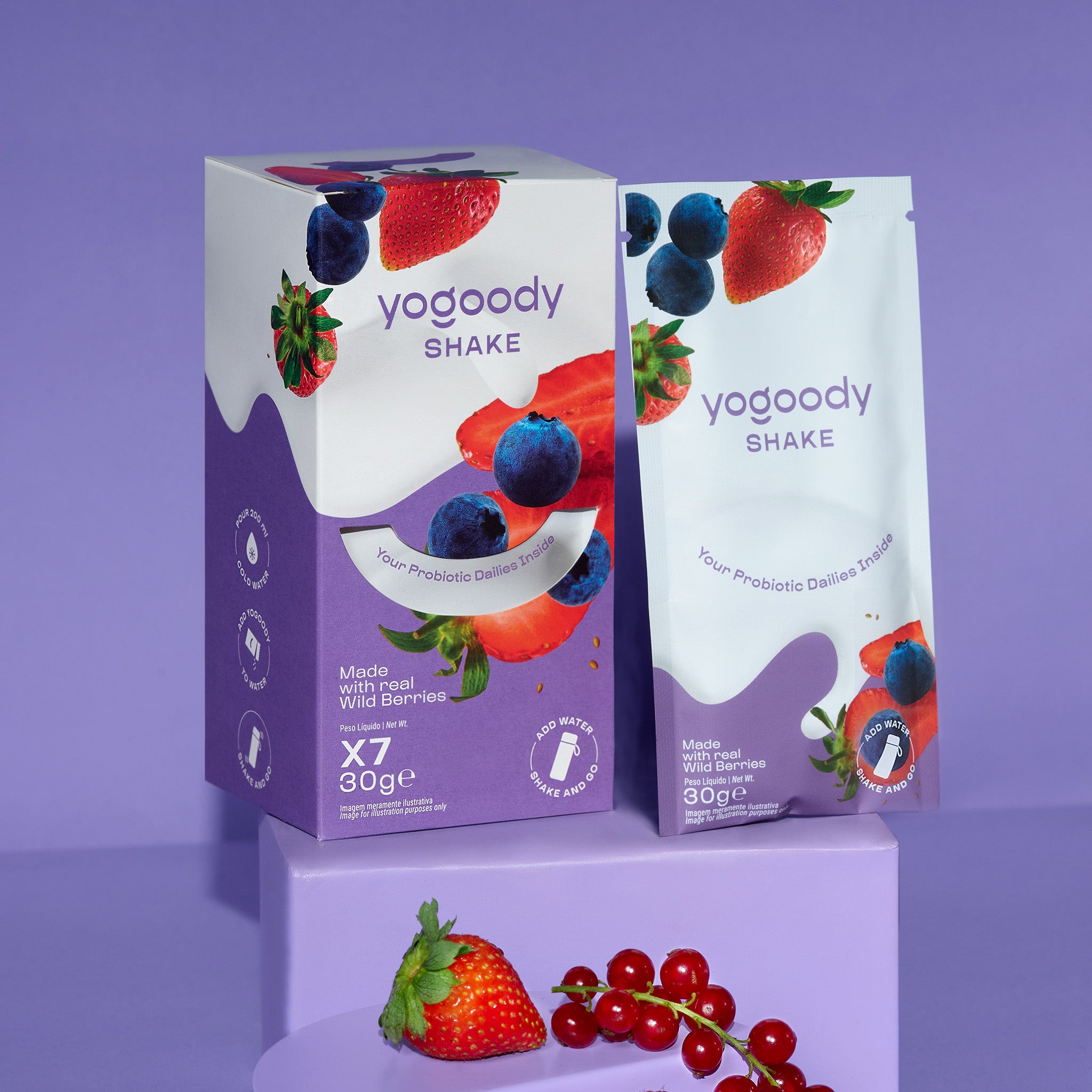 Yogoody Shake Weekly Pack of 7 - Wild Berries Flavour