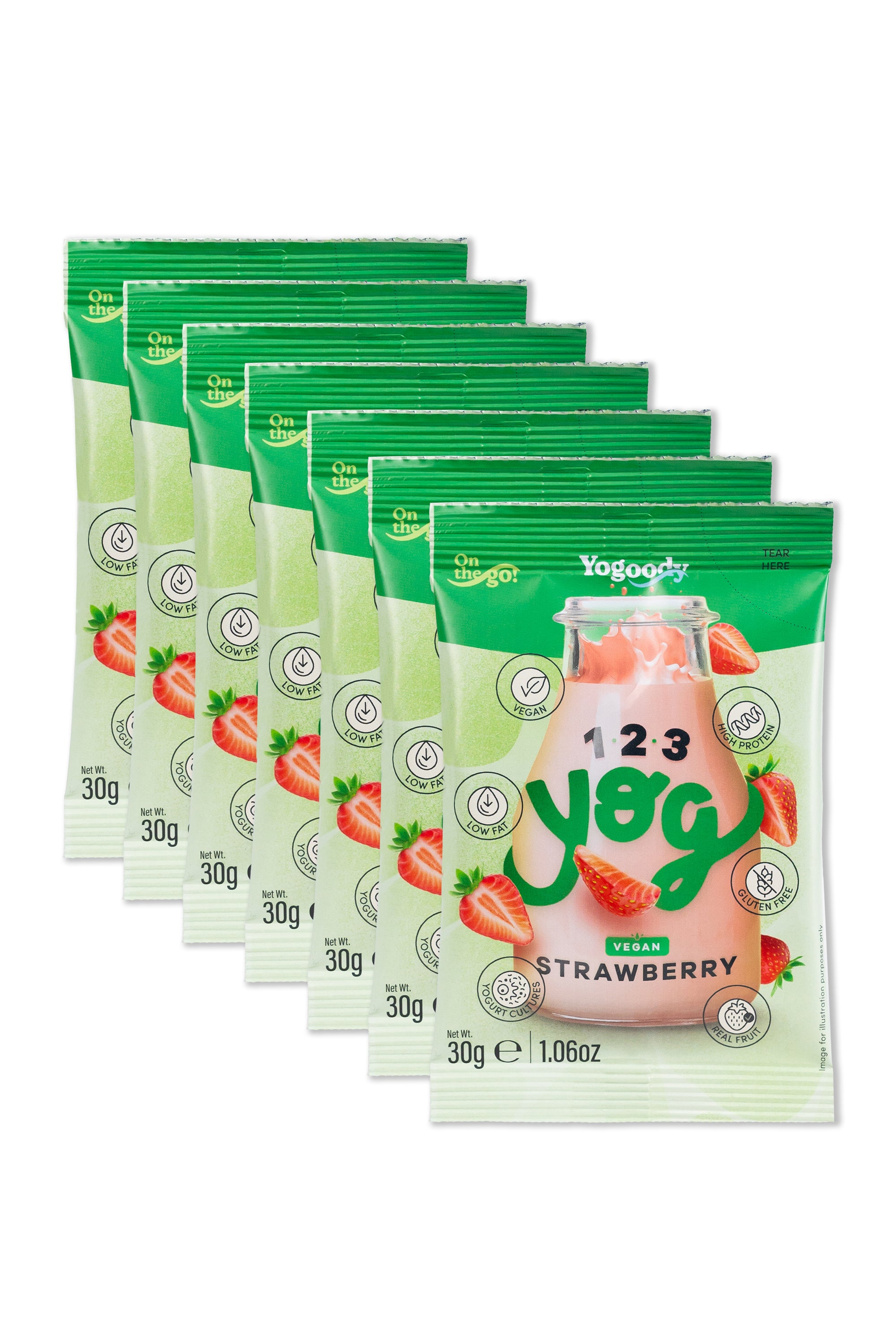 Yogoody 1.2.3.YOG Original, Protein and Vegan x 7 units